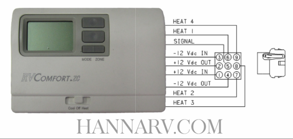Coleman-Mach 8330D3351 Zone Control Digital Wall Thermostat
